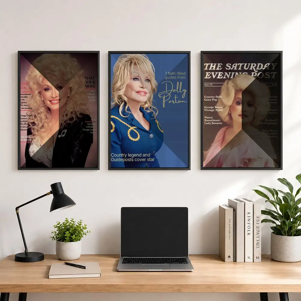 music Dolly Parton Poster HD Poster Minimalist Home Decoration Suitable for Living Room Bedroom Corridor and Gift Giving