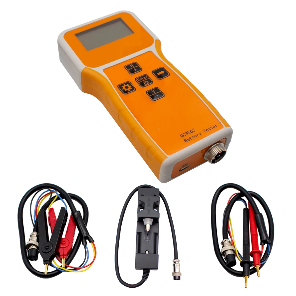 RC3563 Battery Tester Handheld Battery Internal Resistance Tester Lead Lithium Nickel Chromium Battery Tester