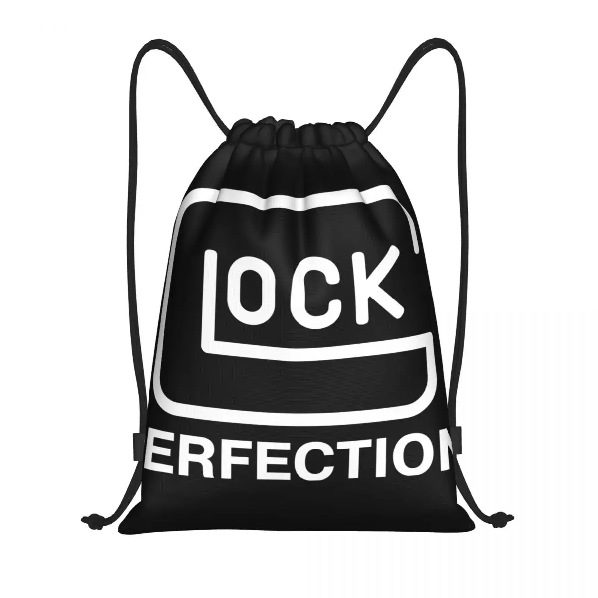 

Glock Perfection Logo Multi-function Portable Drawstring Bags Sports Bag Book Bag For Travelling