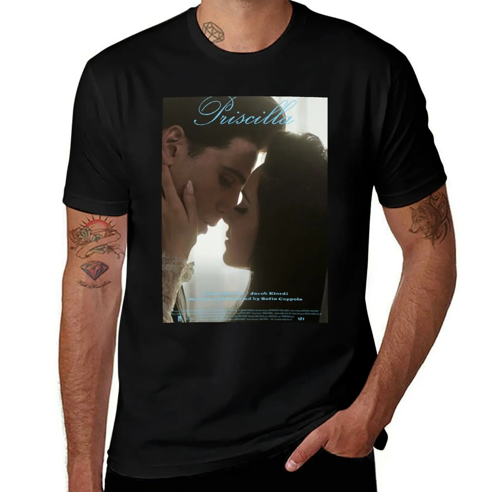 

Priscilla film 2024 A24 T-Shirt t shirts cotton 100% man t shirts for men T-Shirt