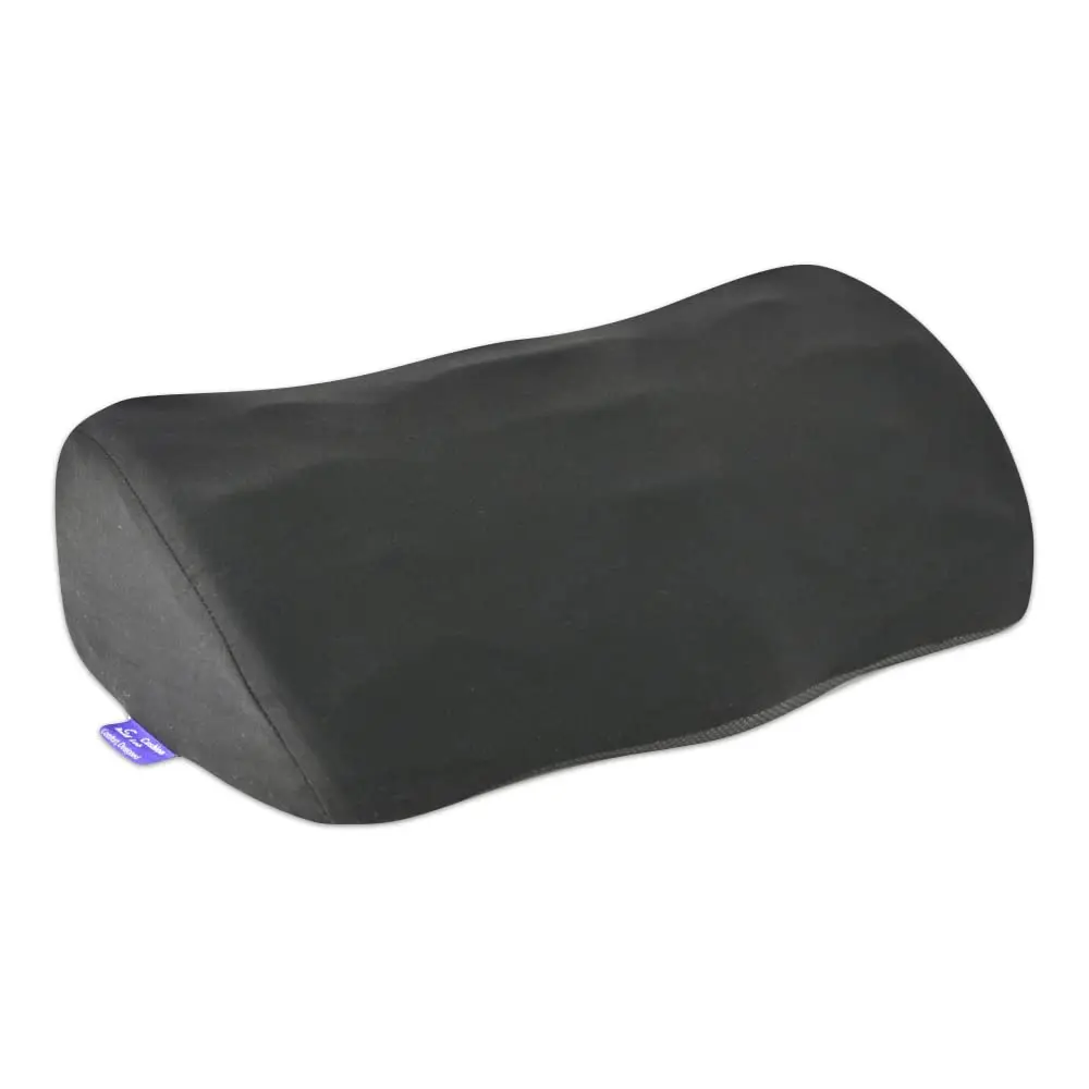 

Ergonomic Foot Rest For Under Desk - Patented Massage Ridge Design Memory Foam Foot Stool Pillow For Work, Home, Gaming,