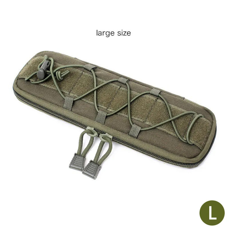 EDC Taktische Messertasche Molle Nylontasche für Klappmesser Outdoor Camping Jagdzubehör
