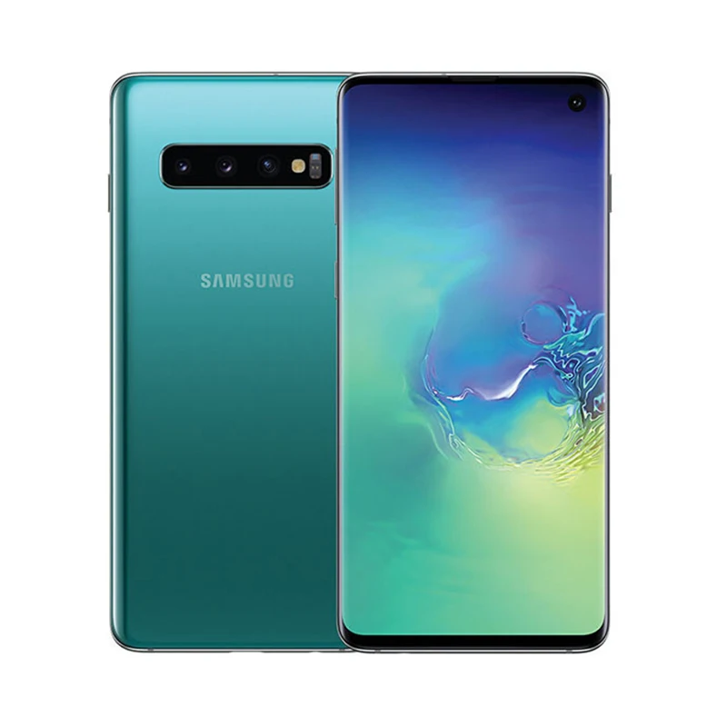 هاتف Samsung Galaxy S10 4G RAM 8GB ROM 128GB/512GB هاتف ذكي 3400mAh 6.1 بوصة كاميرا 16 ميجابكسل وحدة المعالجة المركزية Qualcomm Snapdragon 855 هاتف مستعمل