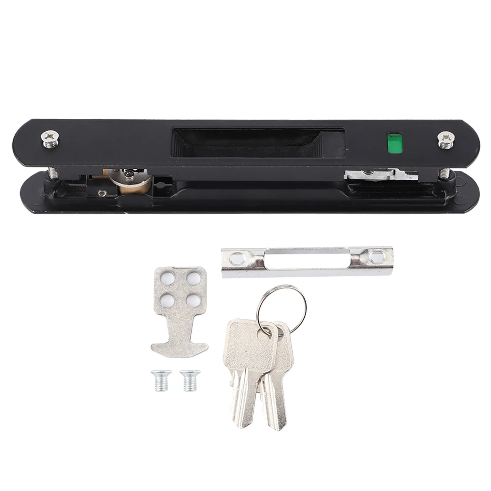

20x2.8cm Security Sliding Door Window Hook Lock Modern Mobile Glass Door Single Double Sided Lock Catch sliding Doorables
