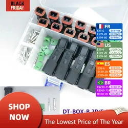 DT Connector DT04/06-2P/S  1.5 MM Waterproof Automotive Wire Deutsch Connector German kit Male And Female Plug And Socket