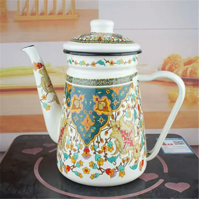 

LMM kettle nostalgic enamel wine jug hotel hot pot special induction cooker universal new model