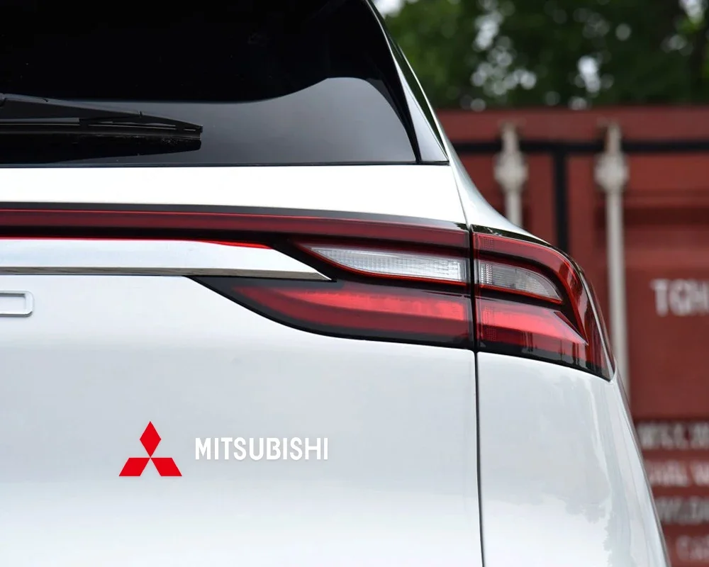 2PCS Car Vinyl Reflective Sticker Rearview Mirror Body Door Decor Decal For Mitsubishi Ralliart Lancer EX Outlander 3 Pajero ASX