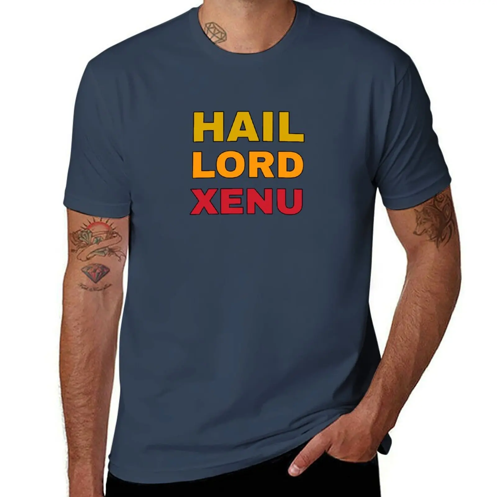 XENU HAIL LORD T-Shirt Sport Basic Moisture Wicking Tee