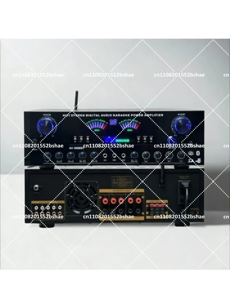 12 Channel High Power Amplifier Wireless Bluetooth 5.0 Lossless 7.1 Subwoofer Karaoke Home Theater Audio System