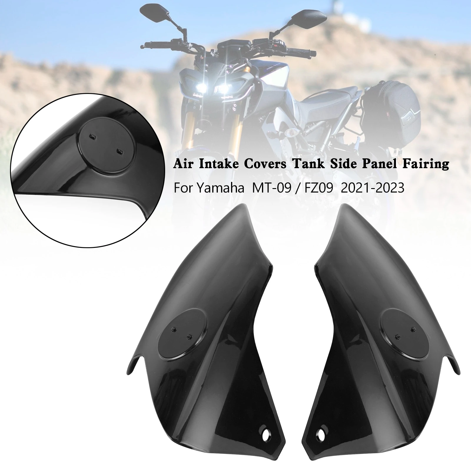 Artudatech Air Intake Covers Tank Side Panel Fairing For Yamaha MT-09 FZ09 2021-2023