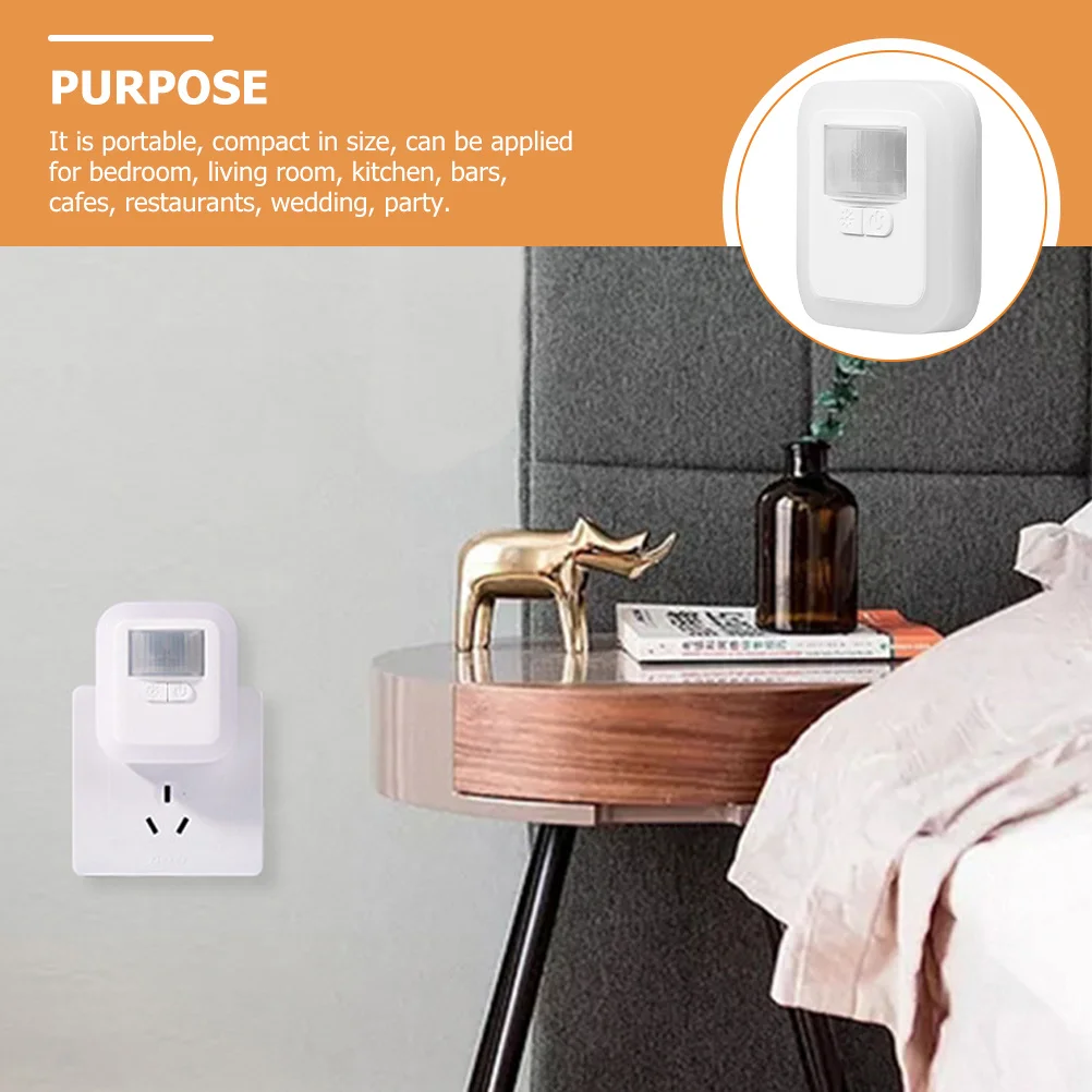 

LED Sensor Night Light Plug in Human Sensor Adjustable Night Lamp for Bedroom Living Room Nursery