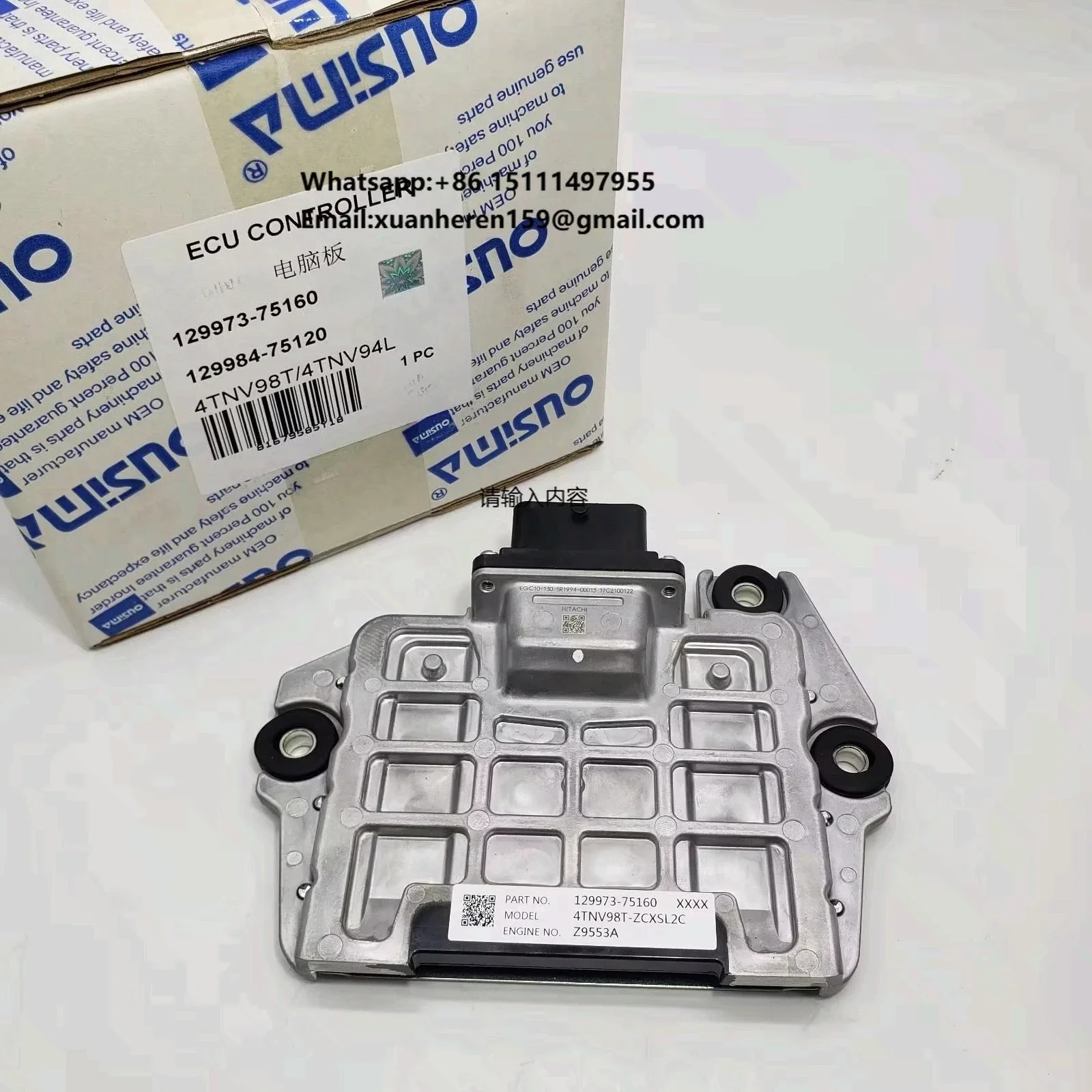 

YANMAR 4TNV98T 4TNV94L Engine ECU Controller 129973-75160 129984-75120