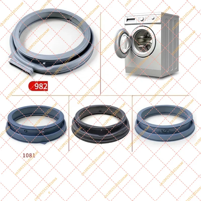 Replacement Door Seal Rubber Gasket for Drum Washing Machine Waterproof Front Load Washer Spare Parts Home Appliance Accessory