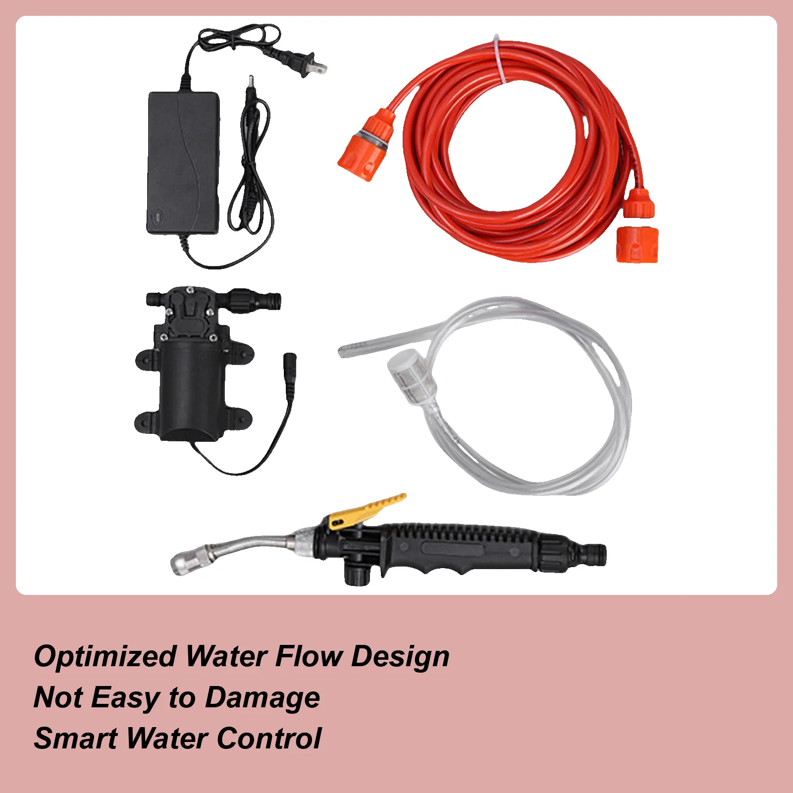 

Portable Water Sprayer Electric Portable Car Wash Cleaning Accessories For Conditioner Evaporator Road Camping Outdoor Boat