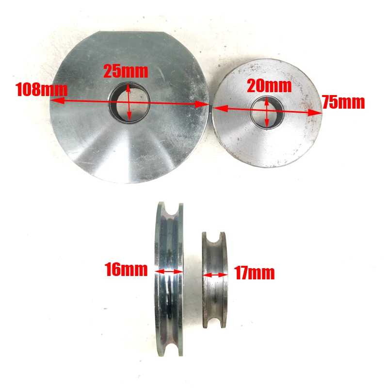 Car Lift Wire Wheel Lift Accessories Chain Wheel grooved concave wheel bearing wheel/crane/pulley/guide wheel wire rope