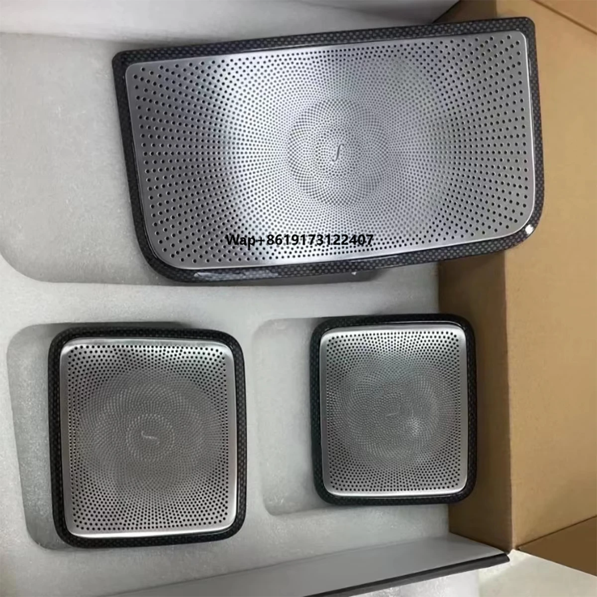 

64 Colors Ambient Light W464 Car Trunk Speaker Luminous Cover for G-class 2019-2025 Car D-pillar Illuminated Horn Cover