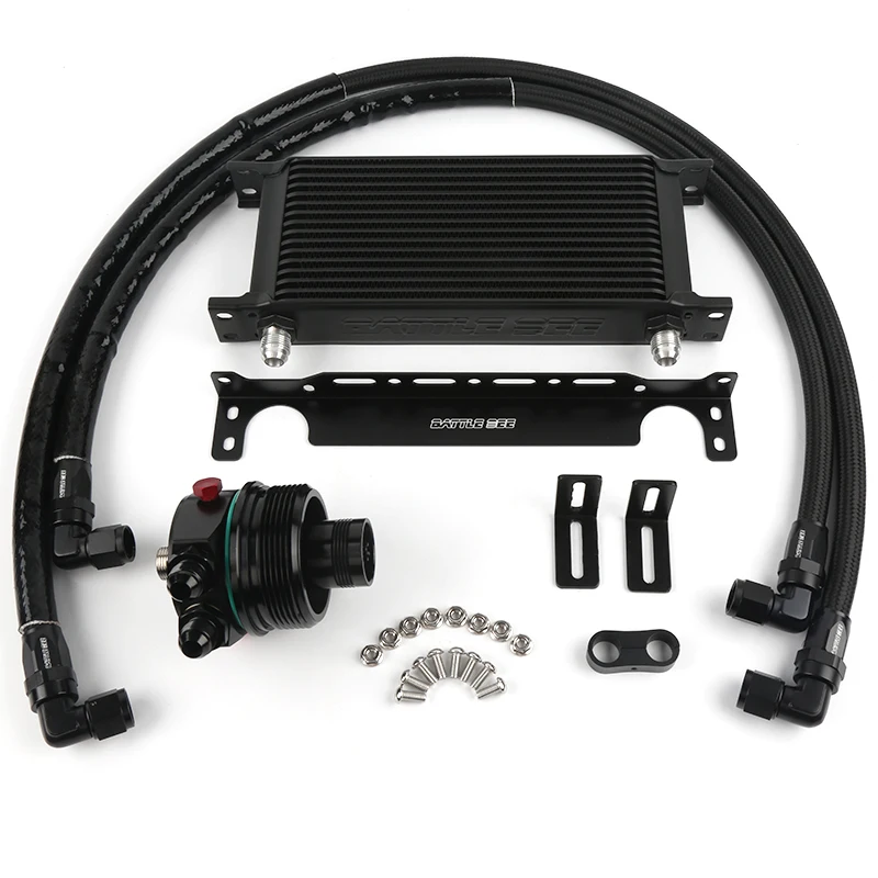 Engine Oil Cooler Kit For BMW F20 N13 Engine Oil Filter Cooler Adapter Housing Kit BB-OCK-117