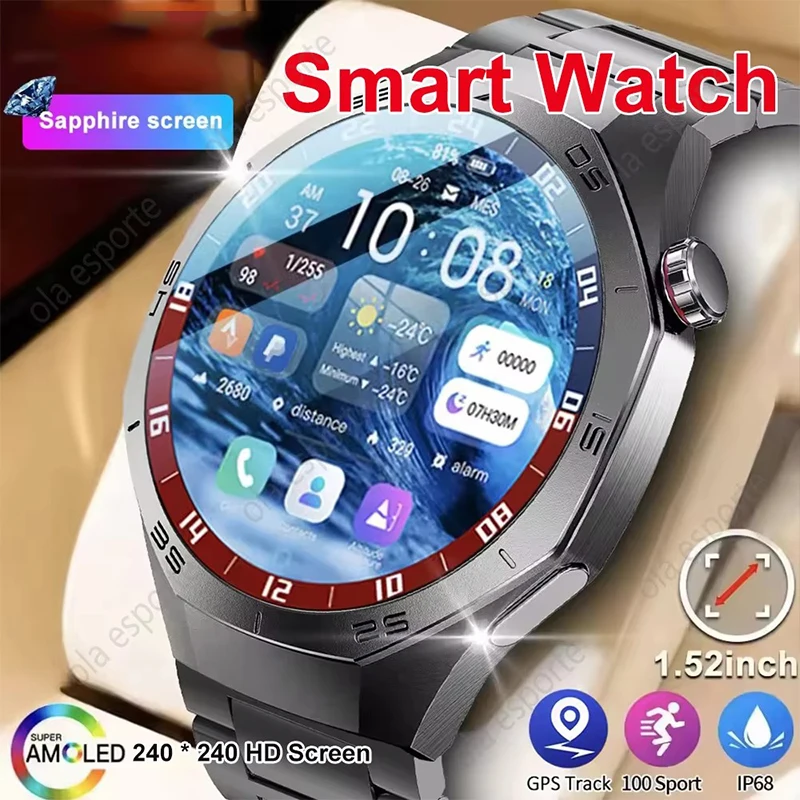 

Новые умные часы с AMOLED-экраном 1,53 дюйма, беспроводными звонками, компасом, трекером, монитором здоровья, множеством спортивных режимов и шагомером