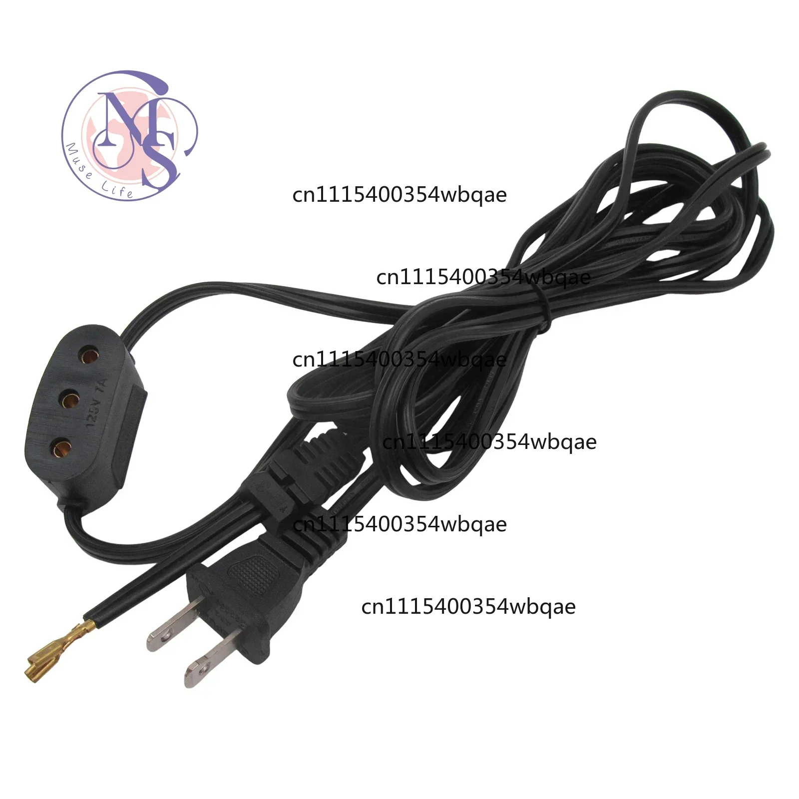 ZOCI-FOR-123 Double Lead Power Cord 110V 220V Fit Sewing Machine 221 27 201 206 306 309 301 Replacement Part