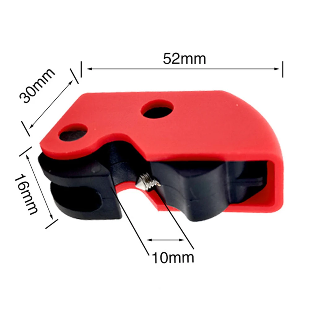 Secure Your Equipment with Our 8MM Thick Handle Circuit Breaker Lock Made from Reinforced Nylon PA Easy Manual Locking