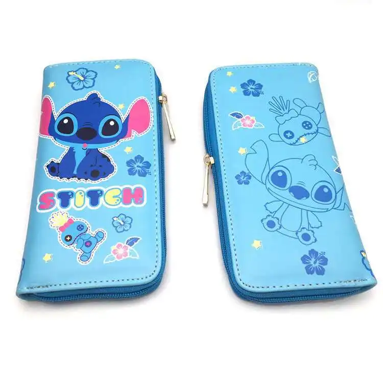 Disney Lilo & Stitch W1171 Fashion Anime Wallet Cartoon Wallets Coin Bag Casual Purses Card Birthday Gift