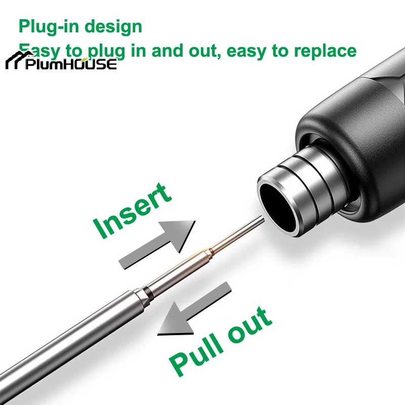 Pack of 3, 5V Battery Operated Soldering Iron Tips, Repair and Rework Equipment