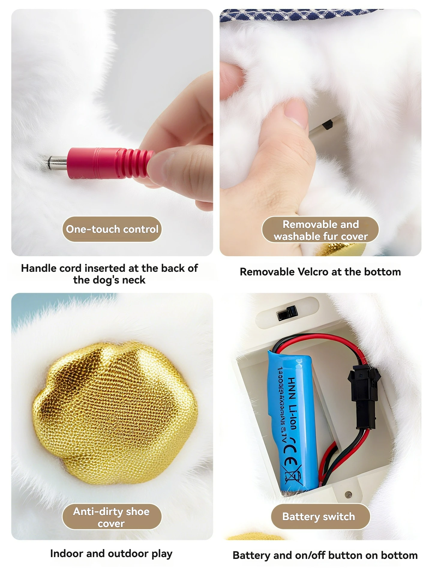 Elektroniczny symulowany piesek-zabawka, chodzący interaktywny piesek, pluszowa lalka, wibrujący automatycznie ruchący się elektryczny szczeniak, prezent dla dziecka.