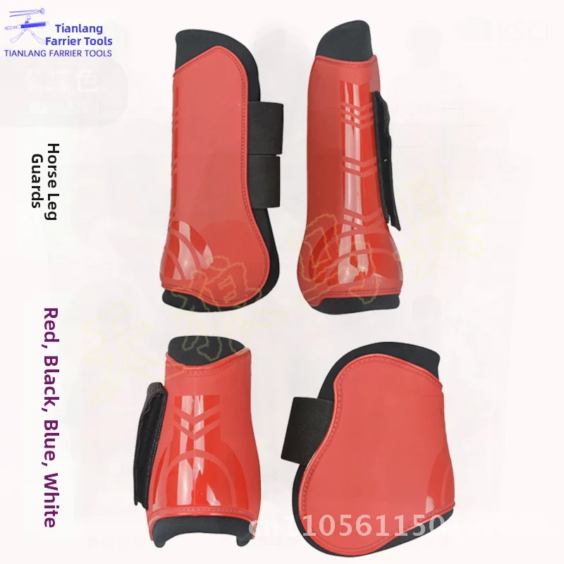 pu-rubber-horse-leg-guard-barrier-neoprene-horse-equipment-leg-warmers-l-size-for-equestrian-care