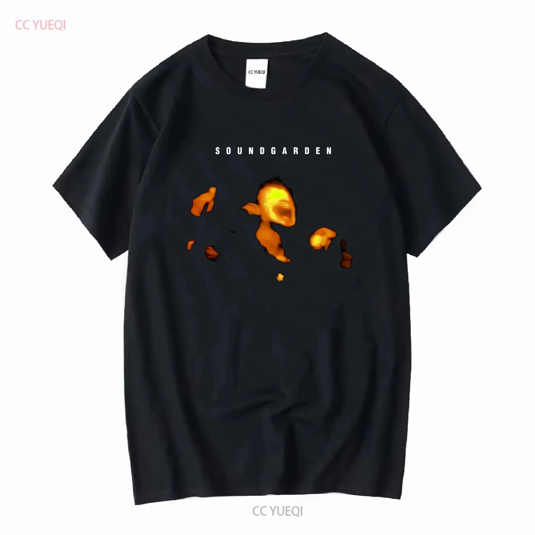 Soundgarden Superunkown 90er Jahre grünes T-Shirt NH4898 Vintage Washed Unisex Soft Stretched Vielseitige Designer-Kleidungsgrafik
