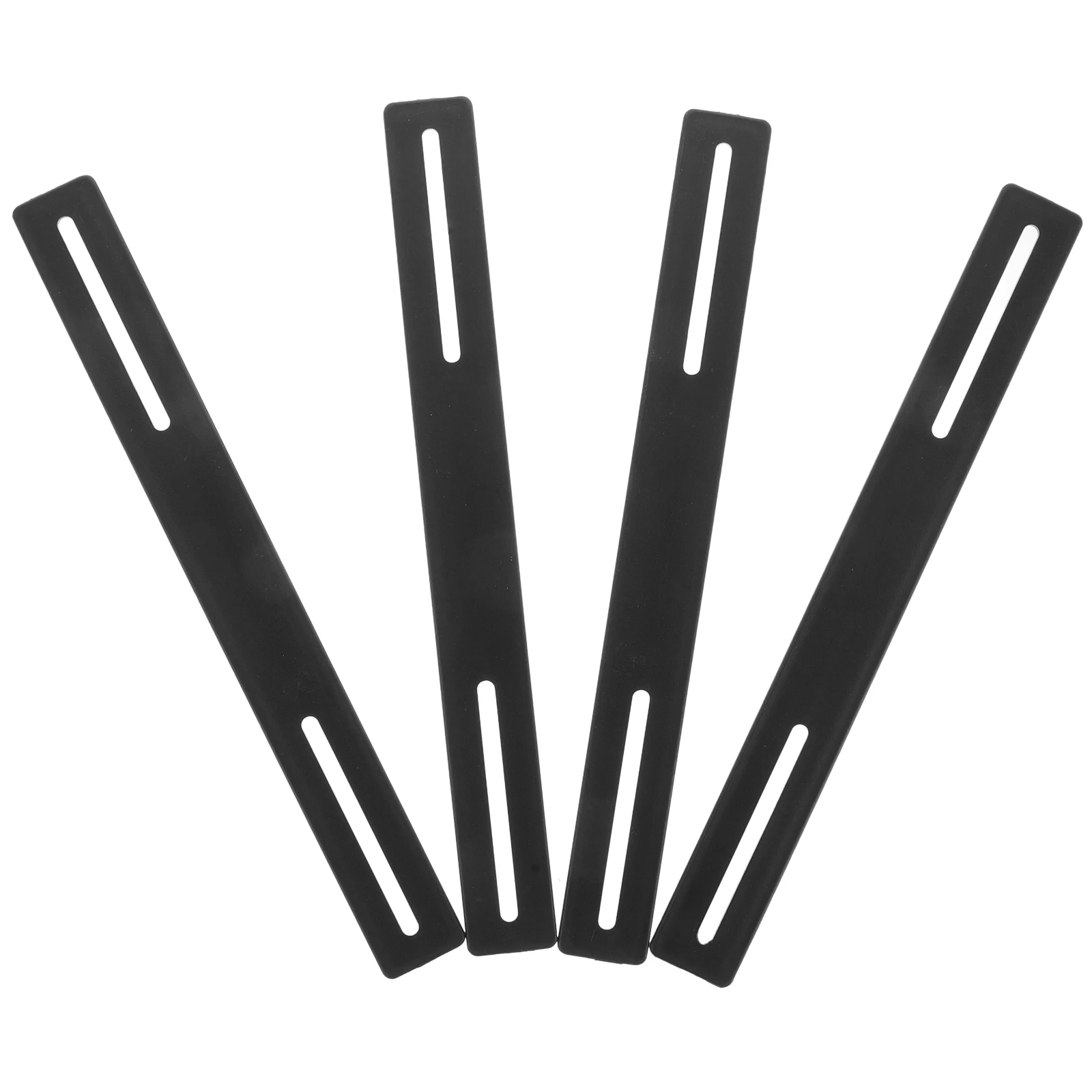 

4pcs Suitcase Reinforcement Bottom Strip Trolley Accessories Luggage Case Fixing Parts Replacement Plastic Strips Travel Bag