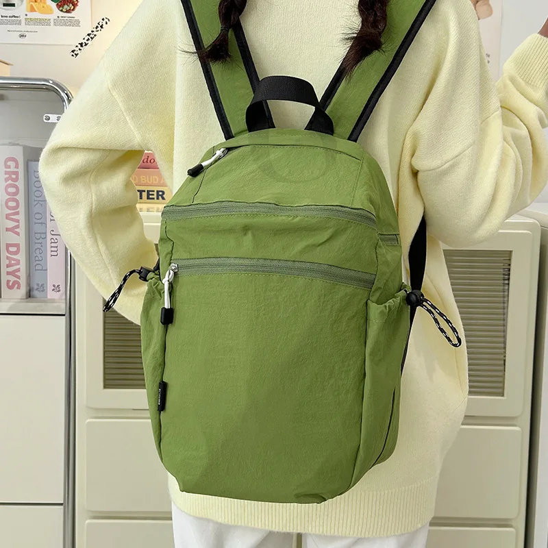 حقيبة ظهر مدرسية ذات سعة كبيرة حقيبة مدرسية من النايلون حقائب سفر رياضية خارجية Unsiex حقيبة ظهر للأمتعة