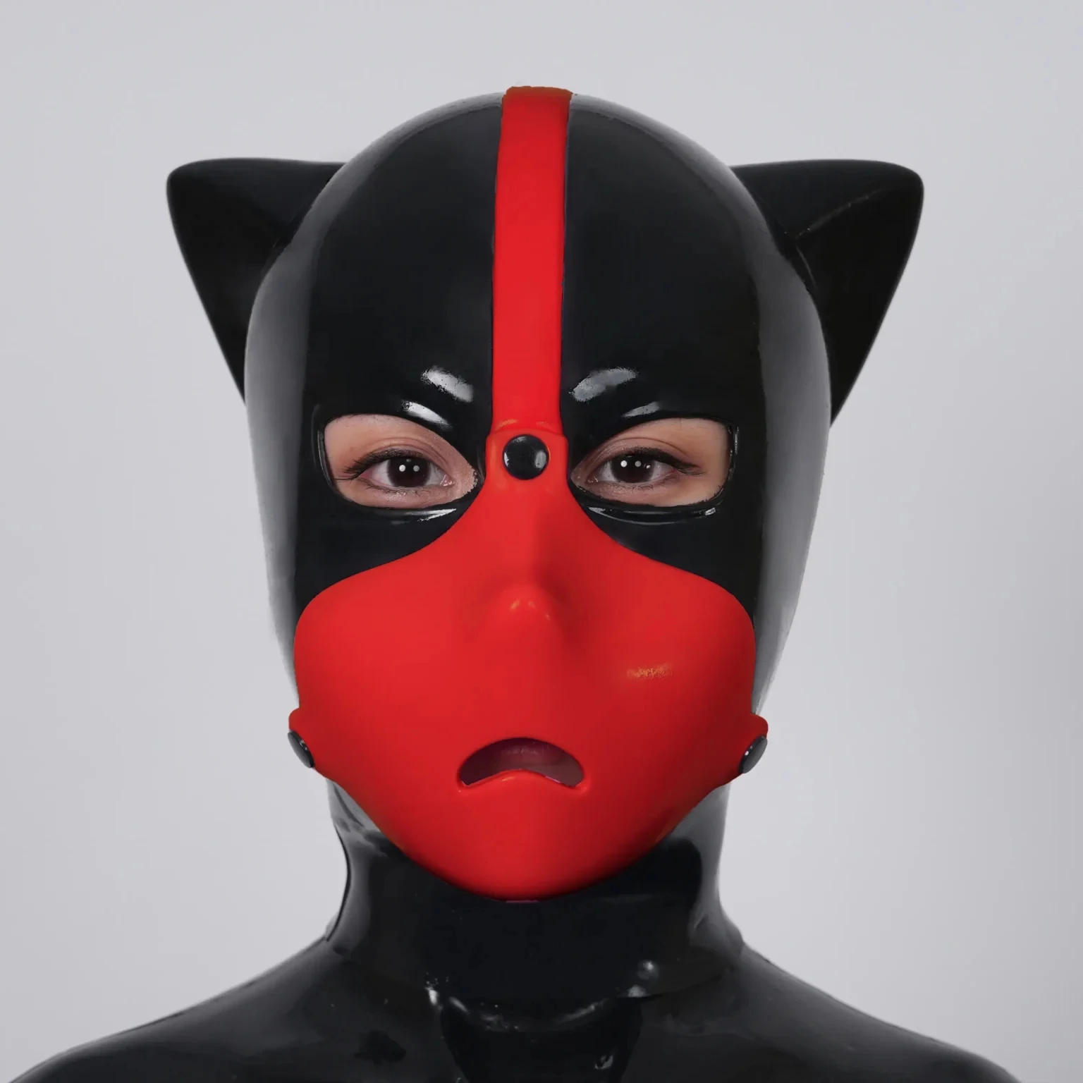 Feturax Silicone Grandcute Cat Mask Ordinary Version for Cosplay Custumes Full Head Hood 13 Colors Available Cat Cos Comic