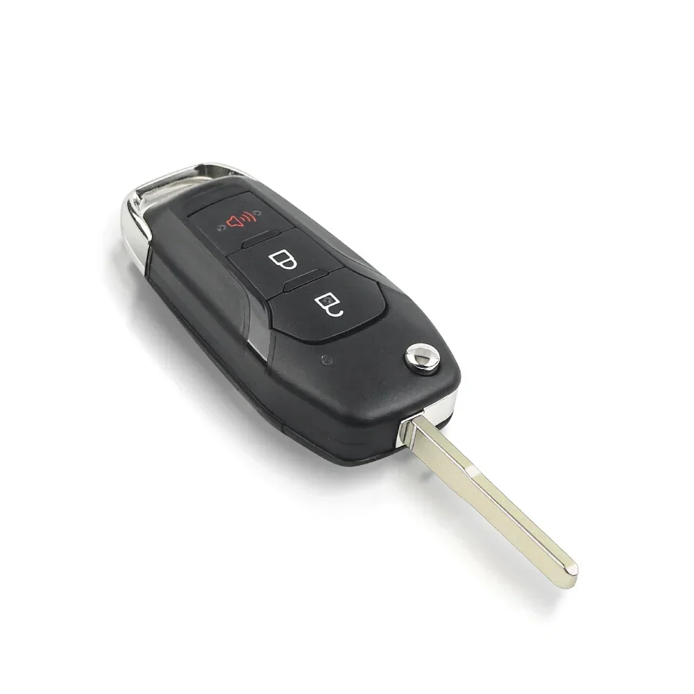 KEYYOU With Battery N5F-A08TAA Flip Remote Car Key 315MHz ID49 7945P Chip For Ford Fusion 2013-2016 Fob 3/4 Butttons HU101 blade