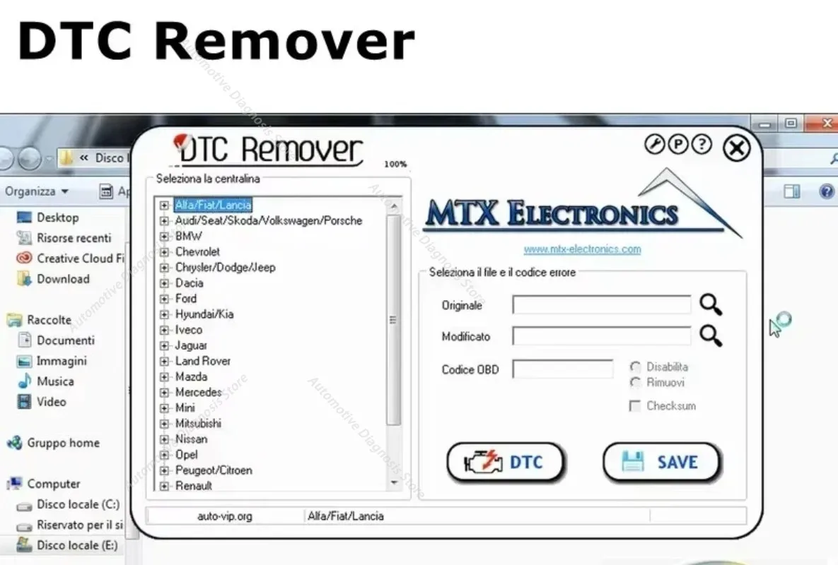 IMMO Service Tool v1.2 MTX DTC Remover 1.8.5.0 Software with Keygen+ECM TITANIUM 1.61+EcuVonix IMMO Universal Decoding v3.2