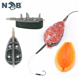 FISH KING 2 + 1 pz metodo in linea alimentatore stampo esca gabbia Set 30g-100g europa Carp Fishing Bait Holder accessorio