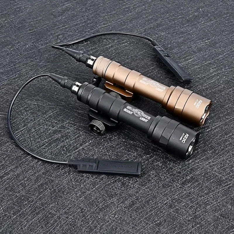 Tactical  Surefir M600 M600C M600U Airsoft Powerful SF Flashlight Torch Scout Rifle  LED Light Fit 20mm Picatinny Rail M300A PEQ