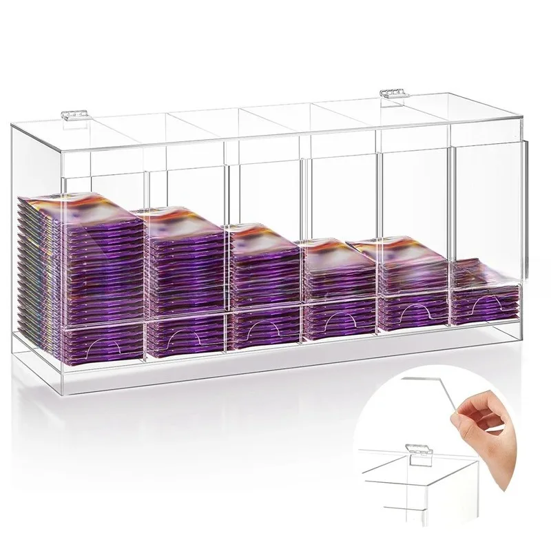 

Transparent acrylic 6-slot game animation card display rack, card storage box