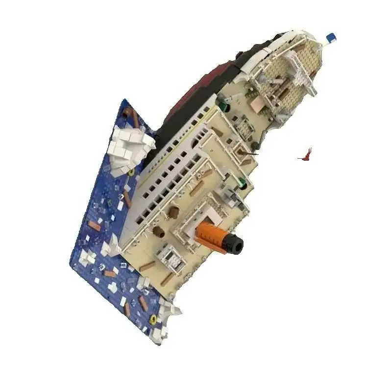 

MOC Building Blocks Titanic Boat Model DIY Assembled Ship Bricks Educational Creative Display Collection Xmas Toys Gifts 5461PCS