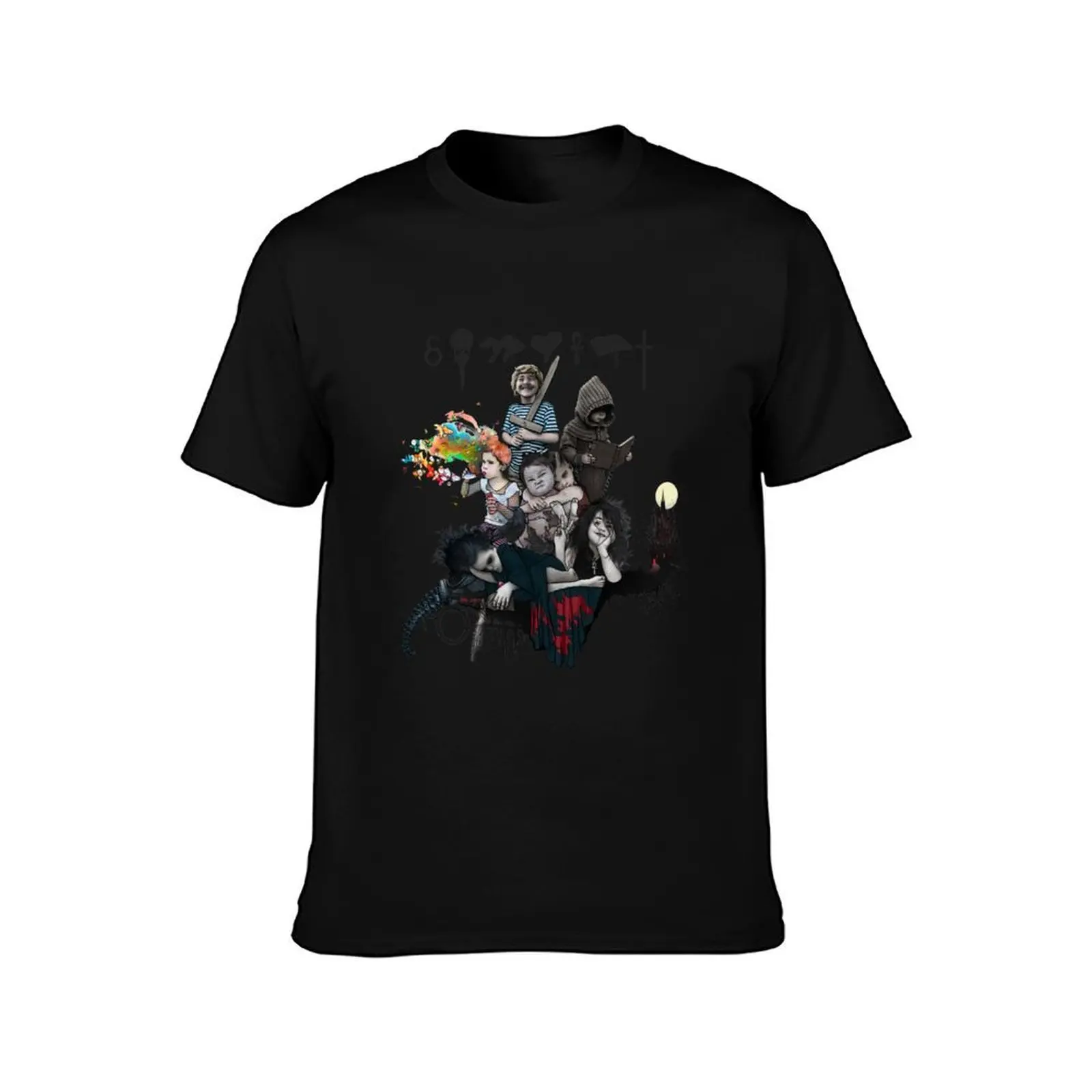 endless T-Shirt, Summer Casual Cotton Tee, Oversized Streetwear Tops, Vintage Graphic Print, Loose Fit Short Sleeve, 100% Cotton