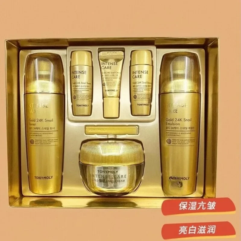 

TONYMOLY 24K Gold Snail Toner Emulsion Skin Care Set Anti-Wrinkle Anti-aging Moisturise Repair Original Genuine Korea SkinCare