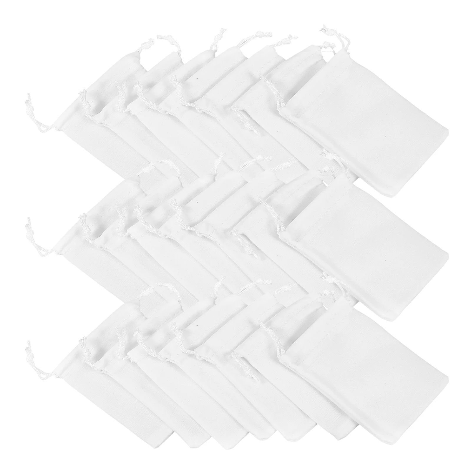 

60 Pcs Gift Bags Jewelry Drawstring Cloth Pouches Small Trinket Storage Wedding Party Favor Bags Decorative Practical