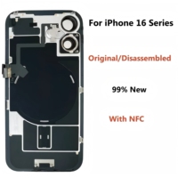 Original Disassembled Back Glass Cover for iPhone 16 Pro Max 16 Plus, with NFC Wireless Charger Assembly Replacement, 99% New