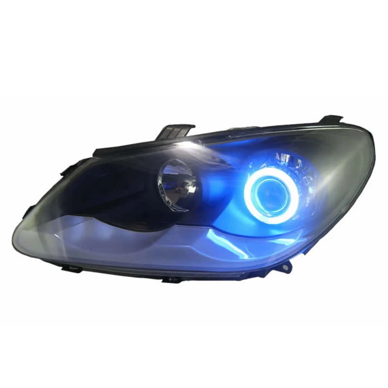 Customized Full LED Headlights For Chery A3 2008-2013 Bi-xenon Projector Lens Front Lamps With DRL