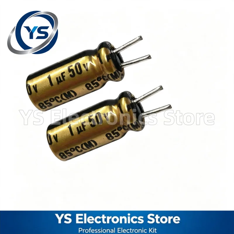 20pcs/lot Nichicon Fine Gold FG Series 50V 1uF 5x11mm 1UF50V 50V 1UF UFG1H010DM1TD Hi‑Fi Aduio Electrolytic Capacitor 20% New