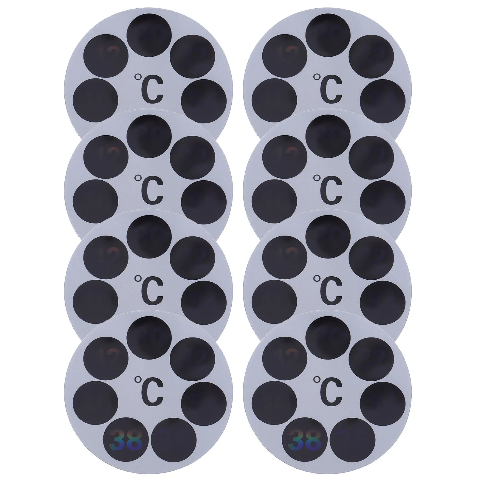 

8 Pcs Bath Temperature Bathroom Decal Thermometer Take Indicator Aquarium Sticker Pet Child