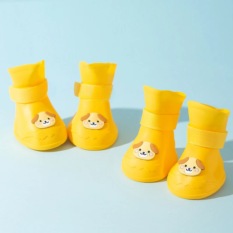 Waterproof Anti-fall Dog Rain Boots Non-slip Paw Covers  Resistant Outdoor Shoes Medium Large Dogs Golden Retriever