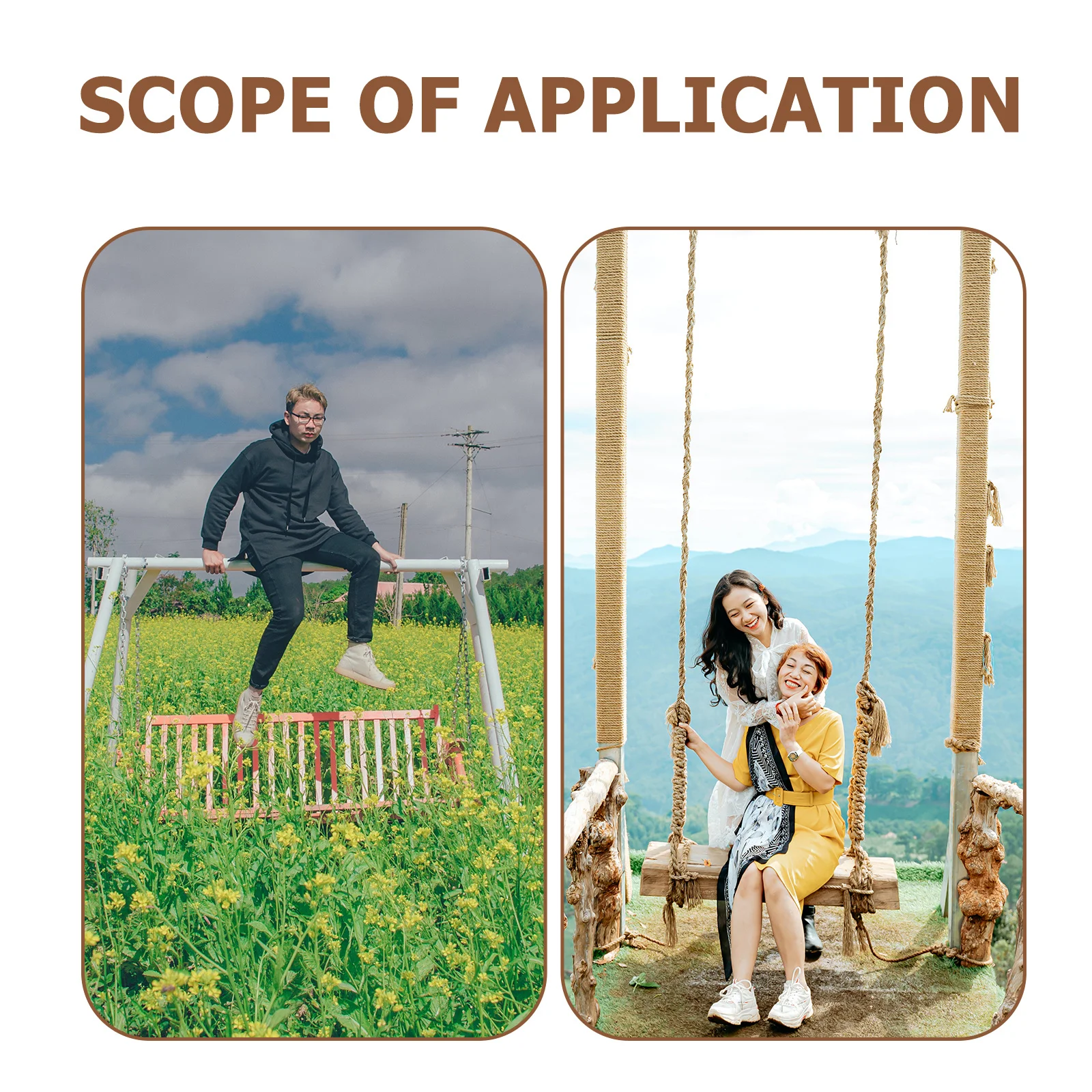 Wasserdichte Gartenschaukelabdeckung, Beige, 195 x 125 cm, staubdicht, gewellte Kante, Outdoor-Schaukelschutz, Terrassenmöbel