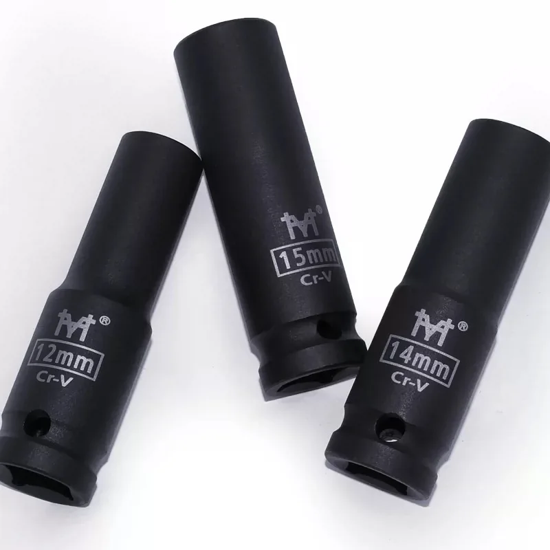 Citop 1/2 "Inch Ổ Tác Động Sâu Ổ Cắm Hệ Mét Không Khí Nén Ổ Cắm Cờ Lê Đầu 10-36Mm Tiêu Chuẩn Bền xe Hơi Tự Động Xe Sửa Chữa