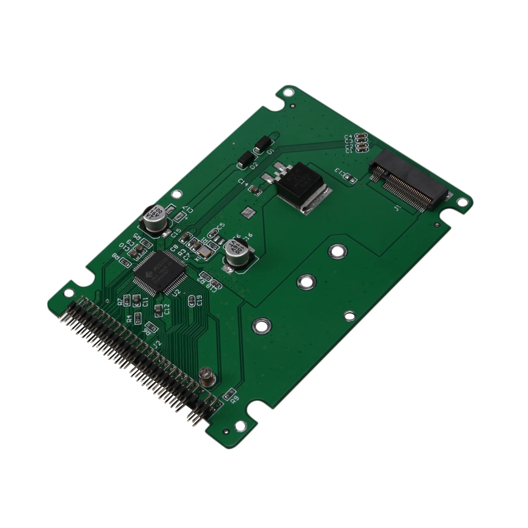 Imagem -04 - Sata Ssd para 44 Pin Cartão Adaptador com Case M.2 Ngff b Mais m Conversor de Chave 2.5 Ide