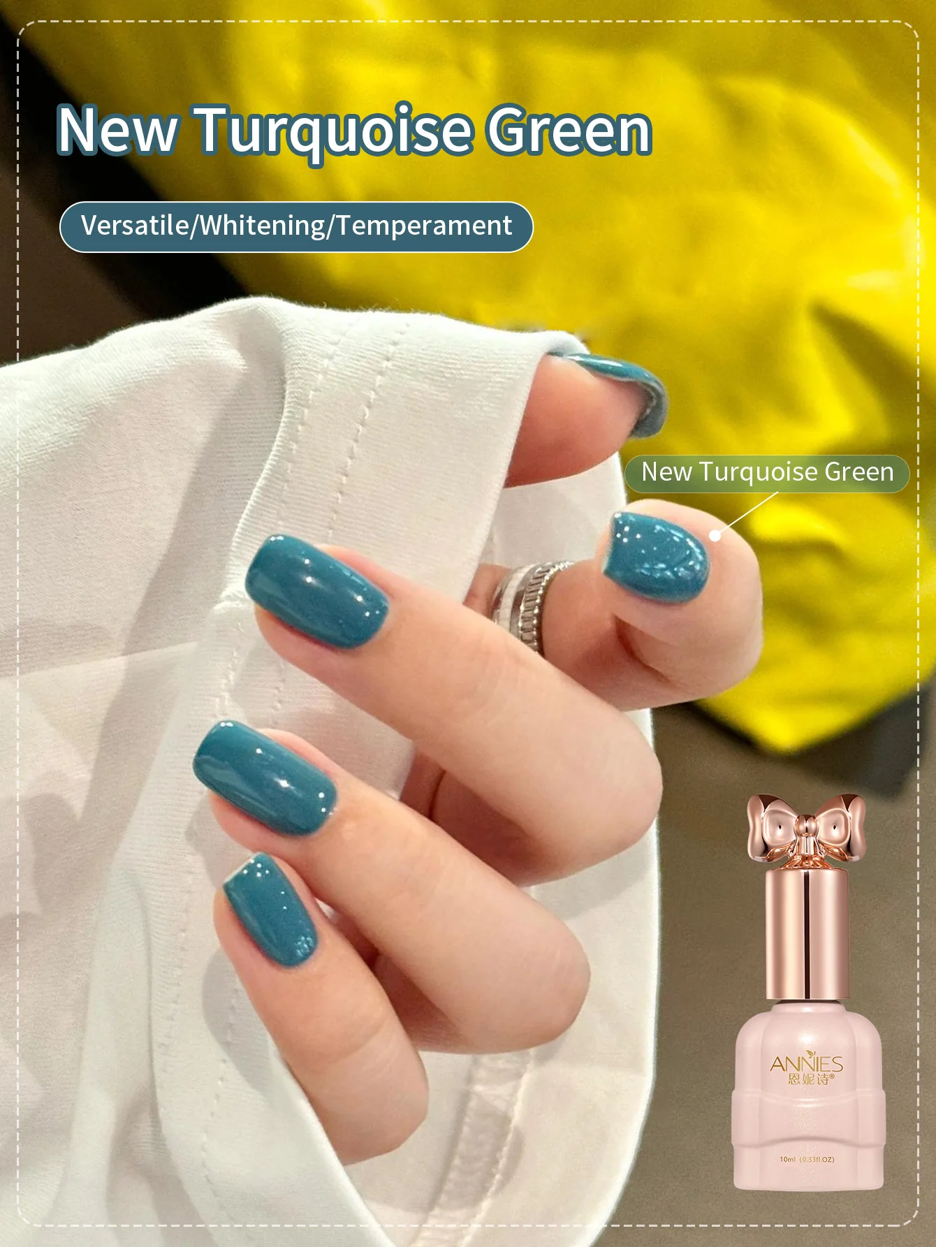 10 مللي الفيروز هلام البولندية جيل للأظافر ورنيش الطلاء شبه الدائم رسومات أظافر هلام طلاء الأظافر ل مانيكير معطف فوقي قاعدة معطف